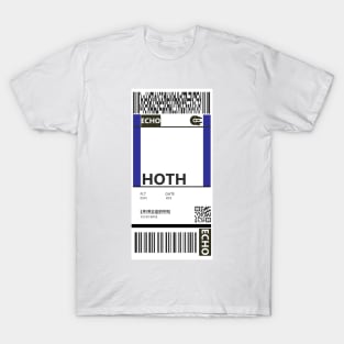 Hoth Boarding Pass T-Shirt